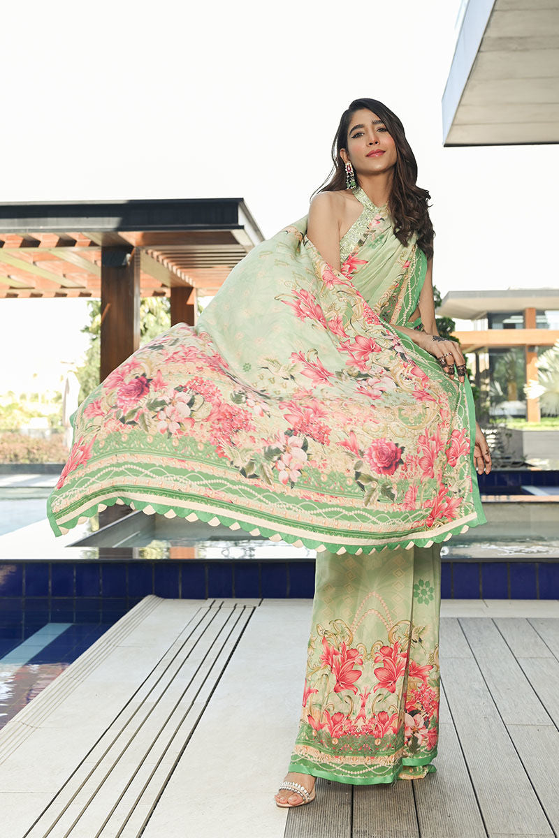 Ansab Jahangir | Luxury Silk Pret | ALOE WASH