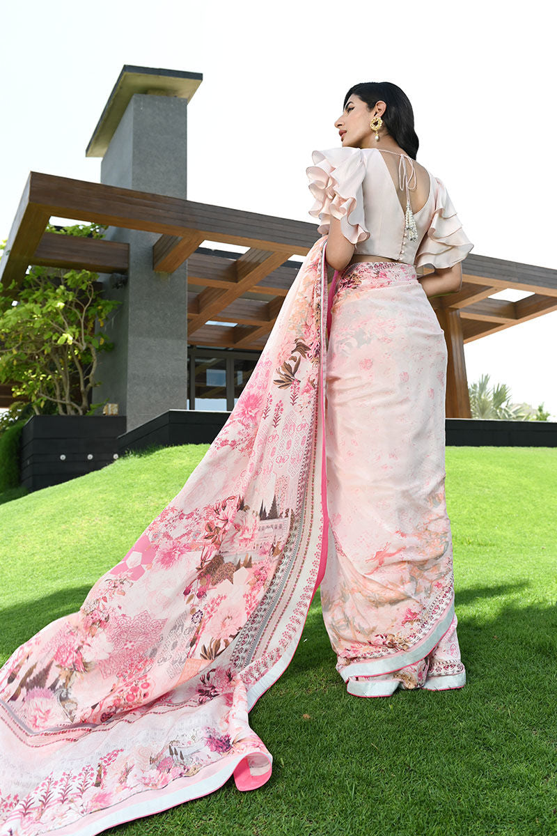 Ansab Jahangir | Luxury Silk Pret | CHALK PINK