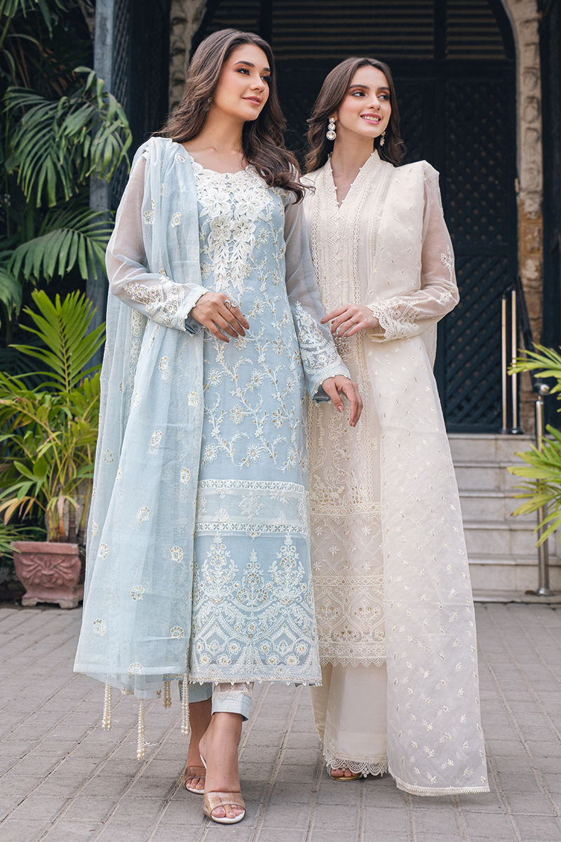 Fatima Khan | Luxury Pret 24 | LILY BLUE