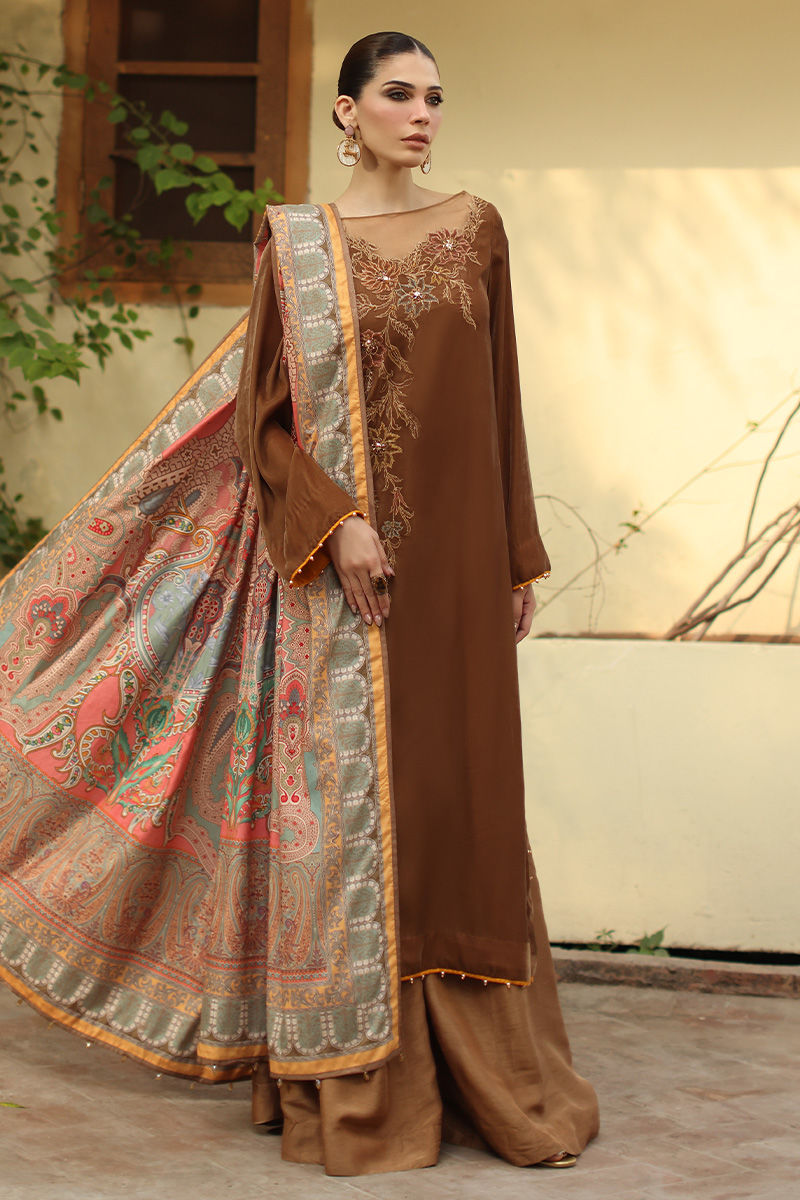 Aisha Imran | Printed Panache Velvet Shawls 25 | Myra Velvet Shawl