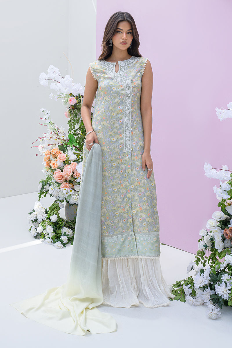 Fatima Khan | Eid Digital Silk Prints |   Dandelions