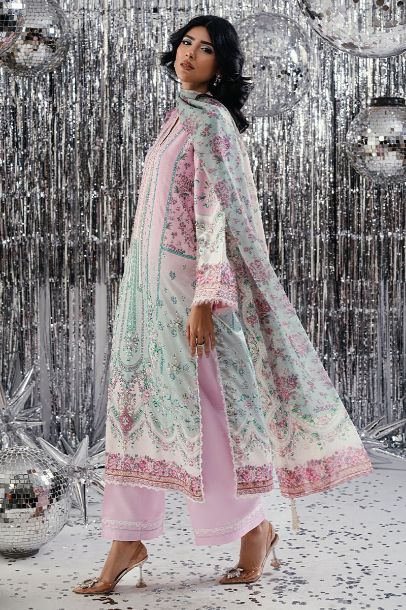 Fatima Khan | Disco Revival Festive Silk | Whisper Rose