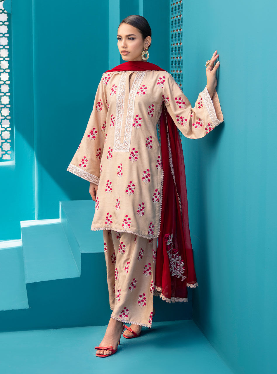 Zainab Chottani | Luxury Pret | SCARLET BLUSH