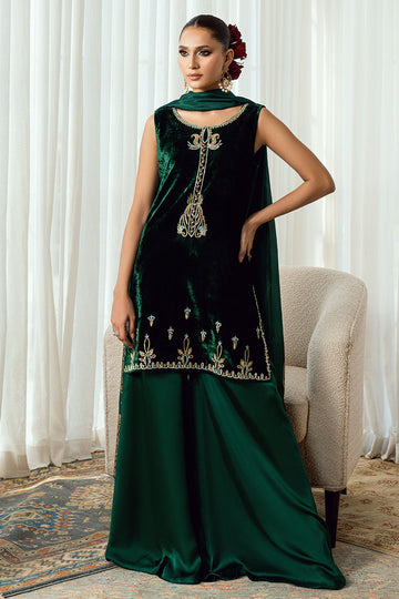 Fatima Khan | Warm Whisper Velvet 25 | Emerald Dusk