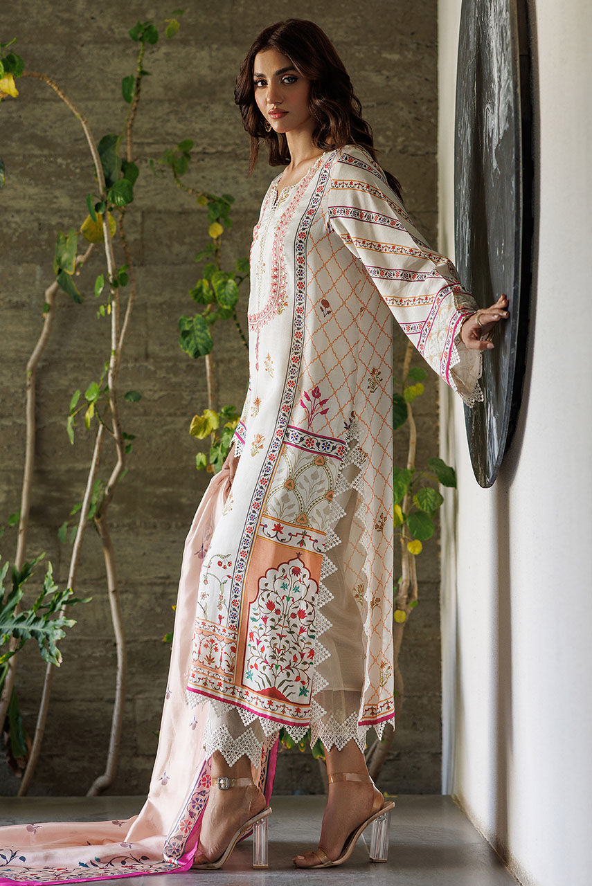 Deepak Perwani | Festive Lawn 24 | KTD4077 - Khanumjan  Pakistani Clothes and Designer Dresses in UK, USA 