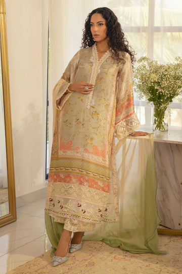 Annus Abrar | Luxe Silk Pret | RESHMA-SHIRT AND DUPATTA