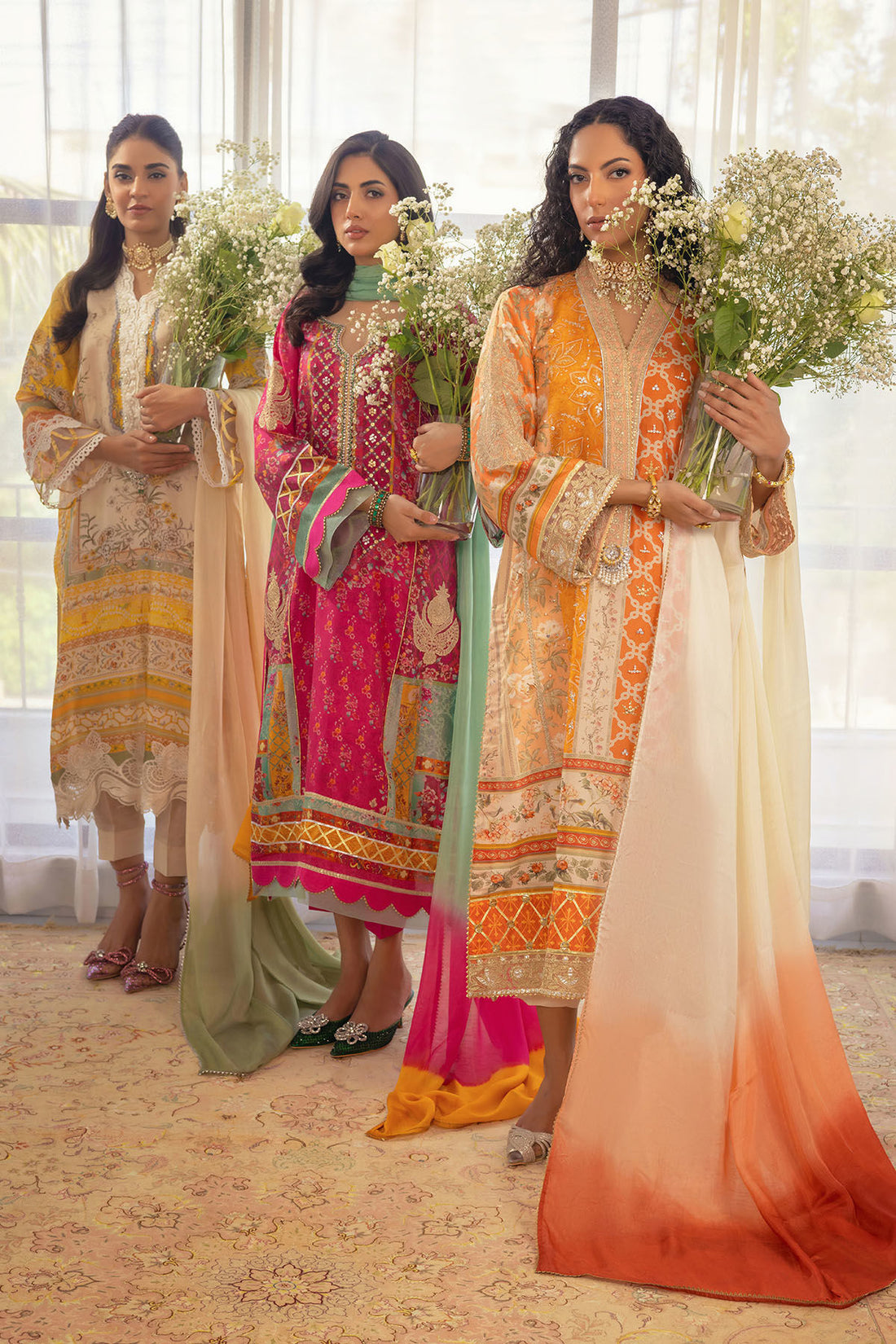 Annus Abrar | Luxe Silk Pret | LAMYA - SHIRT AND DUPATTA