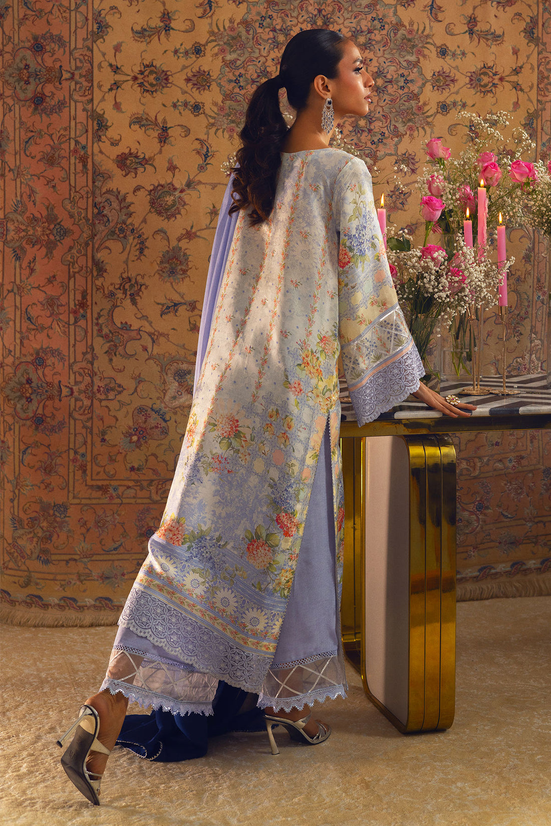 Annus Abrar | Lime Luxe Silk |  Elmira