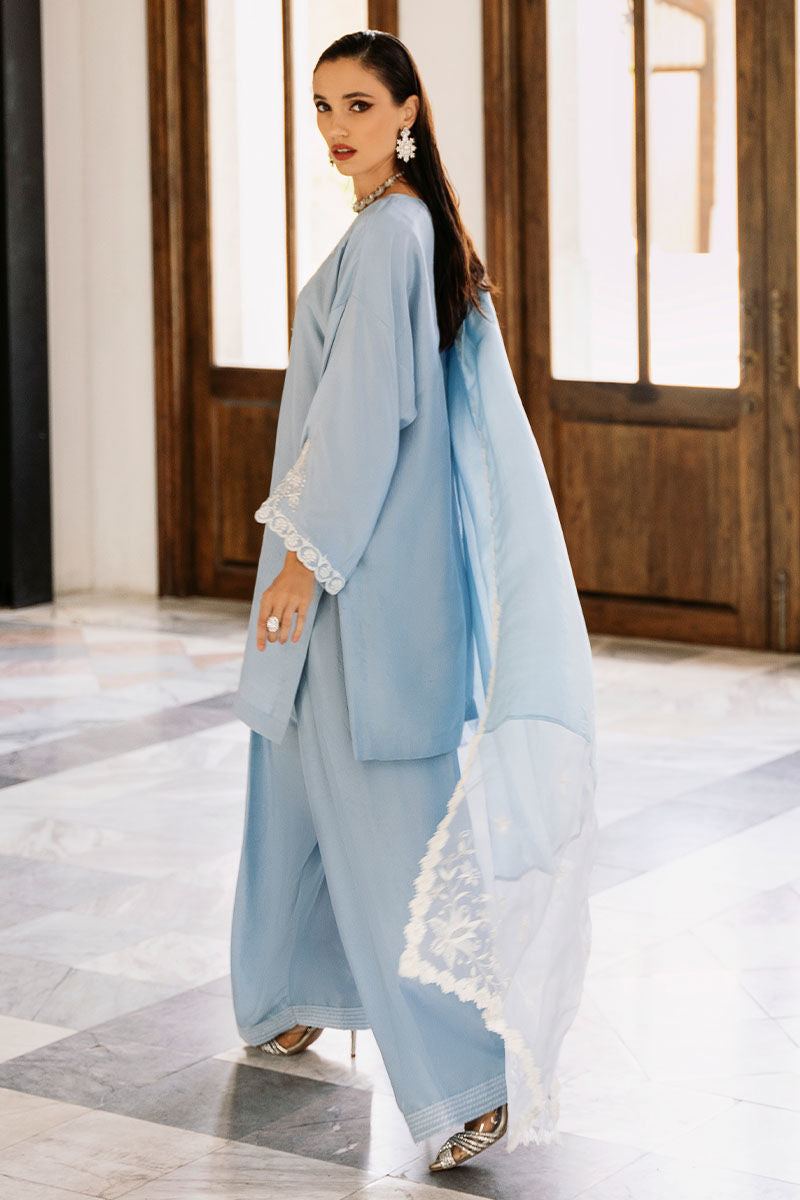 Ansab Jahangir | Luxe Pret Signature | Delphinium