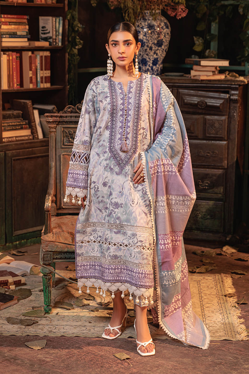 Bonanza Satrangi | Khaddar and Viscose | MAUVE GLOW