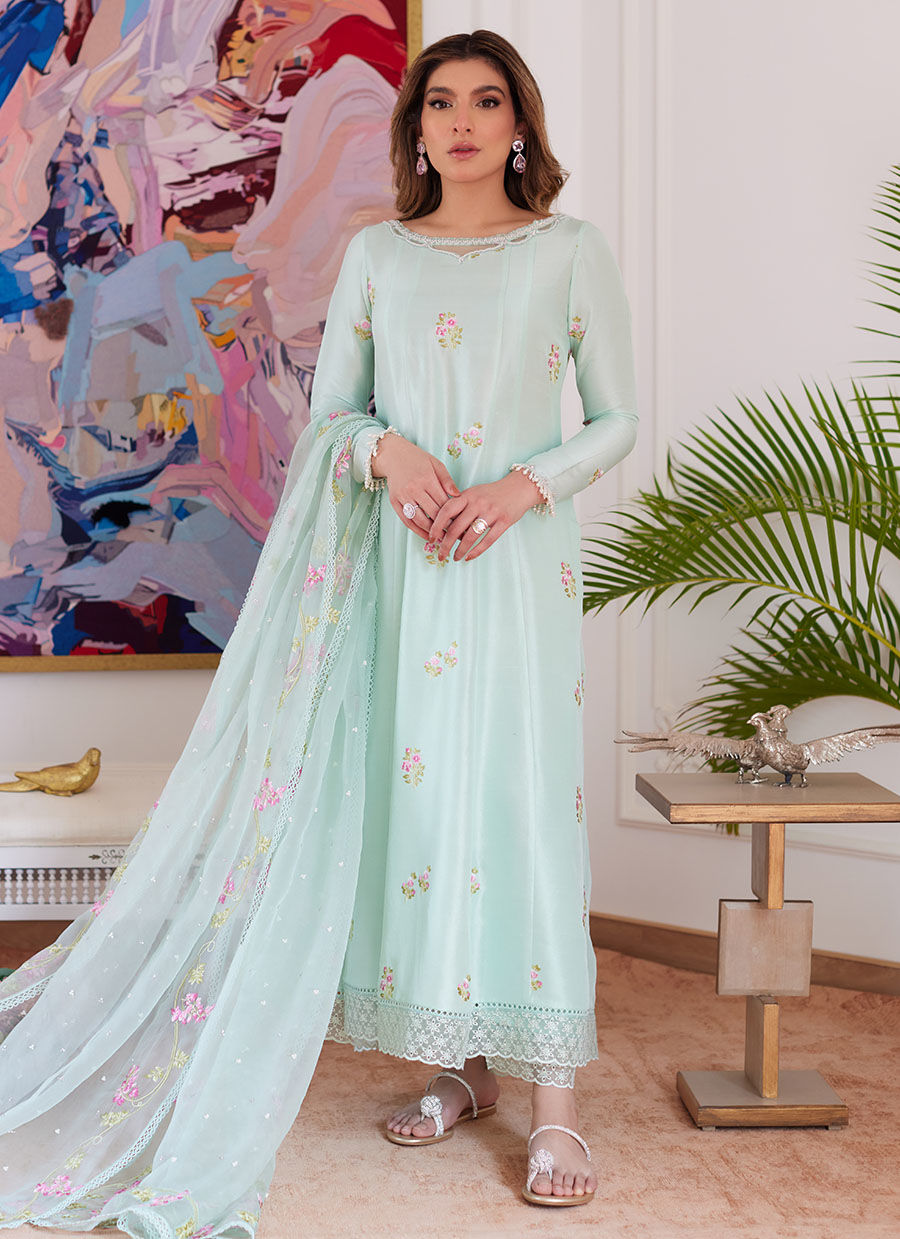 Farah Talib Aziz | Luna Eid Collection 24 | ELYSSIA MINT - Khanumjan  Pakistani Clothes and Designer Dresses in UK, USA 