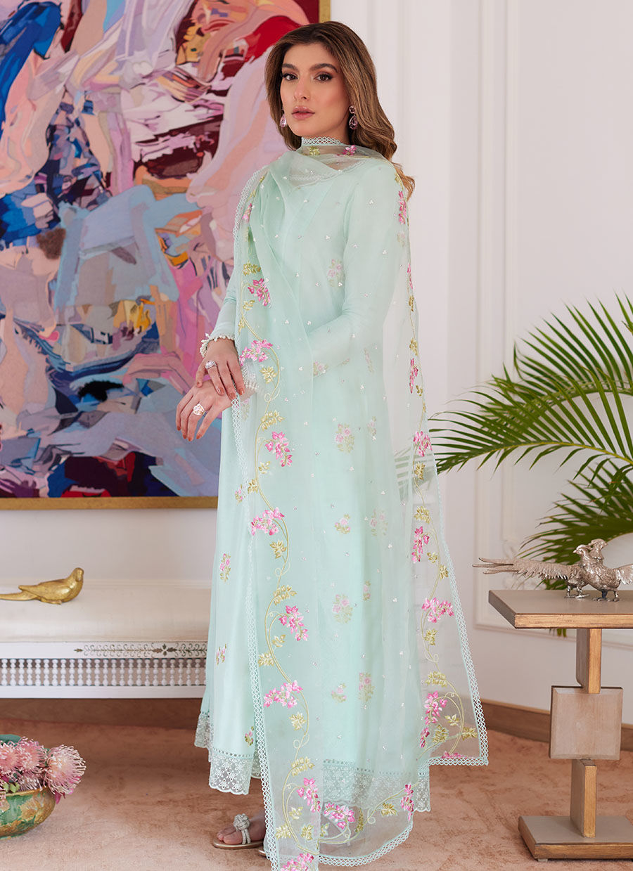 Farah Talib Aziz | Luna Eid Collection 24 | ELYSSIA MINT - Khanumjan  Pakistani Clothes and Designer Dresses in UK, USA 