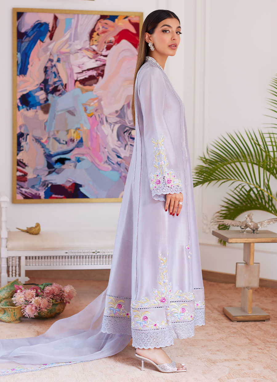 Farah Talib Aziz | Luna Eid Collection 24 | ODETTE SILVER GREY - Khanumjan  Pakistani Clothes and Designer Dresses in UK, USA 