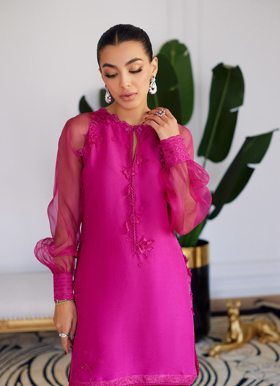 Farah Talib Aziz | Luna Eid Collection 24 | ELIO HOT PINK - Khanumjan  Pakistani Clothes and Designer Dresses in UK, USA 