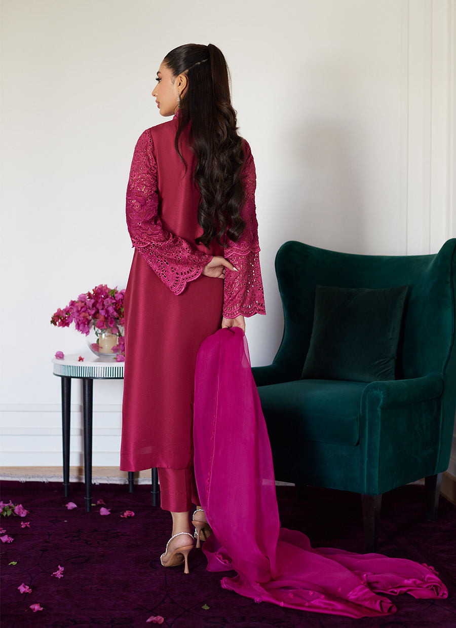 Farah Talib Aziz | Luna Eid Collection 24 | HONORINE MAGENTA - Khanumjan  Pakistani Clothes and Designer Dresses in UK, USA 