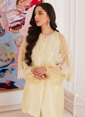 Farah Talib Aziz | Luna Eid Collection 24 | ESMERALDA PASTEL YELLOW - Khanumjan  Pakistani Clothes and Designer Dresses in UK, USA 