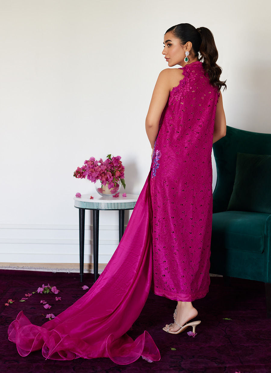 farah talib aziz pink dress Farah Talib Aziz Pricsilla Tea Pink Pakistani Lawn Suit