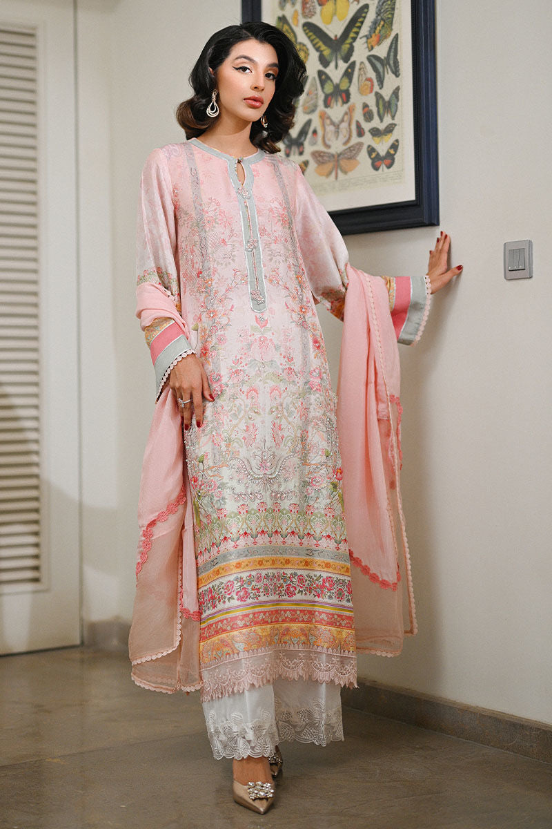 Ansab Jahangir | Secrets and Silk Eid Edit Silks 25 | Aviara Shirt and Dupatta