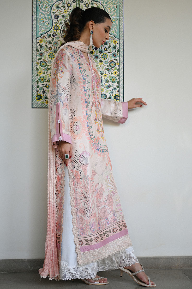 Ansab Jahangir | Secrets and Silk Eid Edit Silks 25 | Liora Shirt and Dupatta