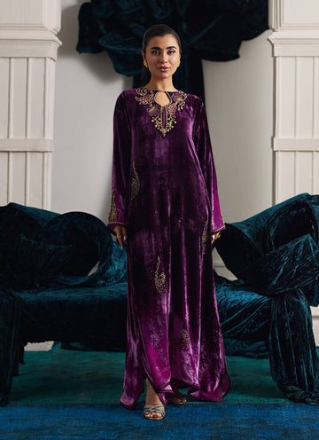 Farah Talib Aziz | Velvets The After Party | NIA OMBRE VELVET KAFTAN