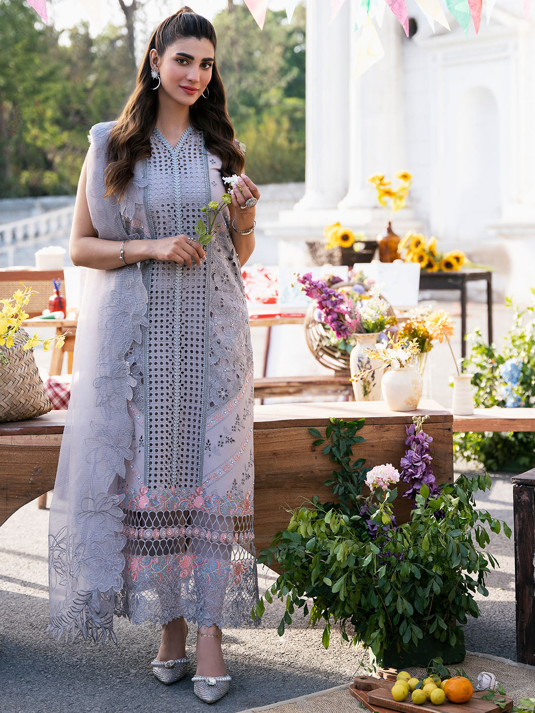 Bin Ilyas | Clara Embroidered Lawn 24 | 215 - B - Khanumjan  Pakistani Clothes and Designer Dresses in UK, USA 