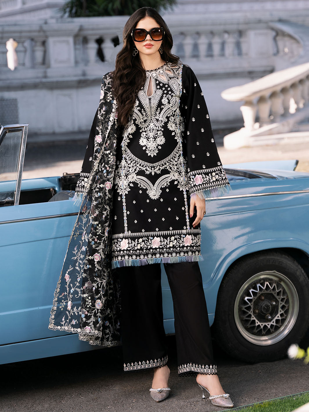 Bin Ilyas | Clara Embroidered Lawn 24 | 214 - A - Khanumjan  Pakistani Clothes and Designer Dresses in UK, USA 