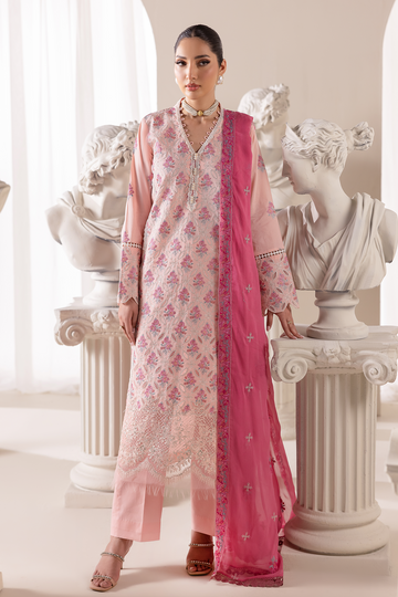 Rajbari | Premium Edition |Embroidered Chiffon Dopatta 02