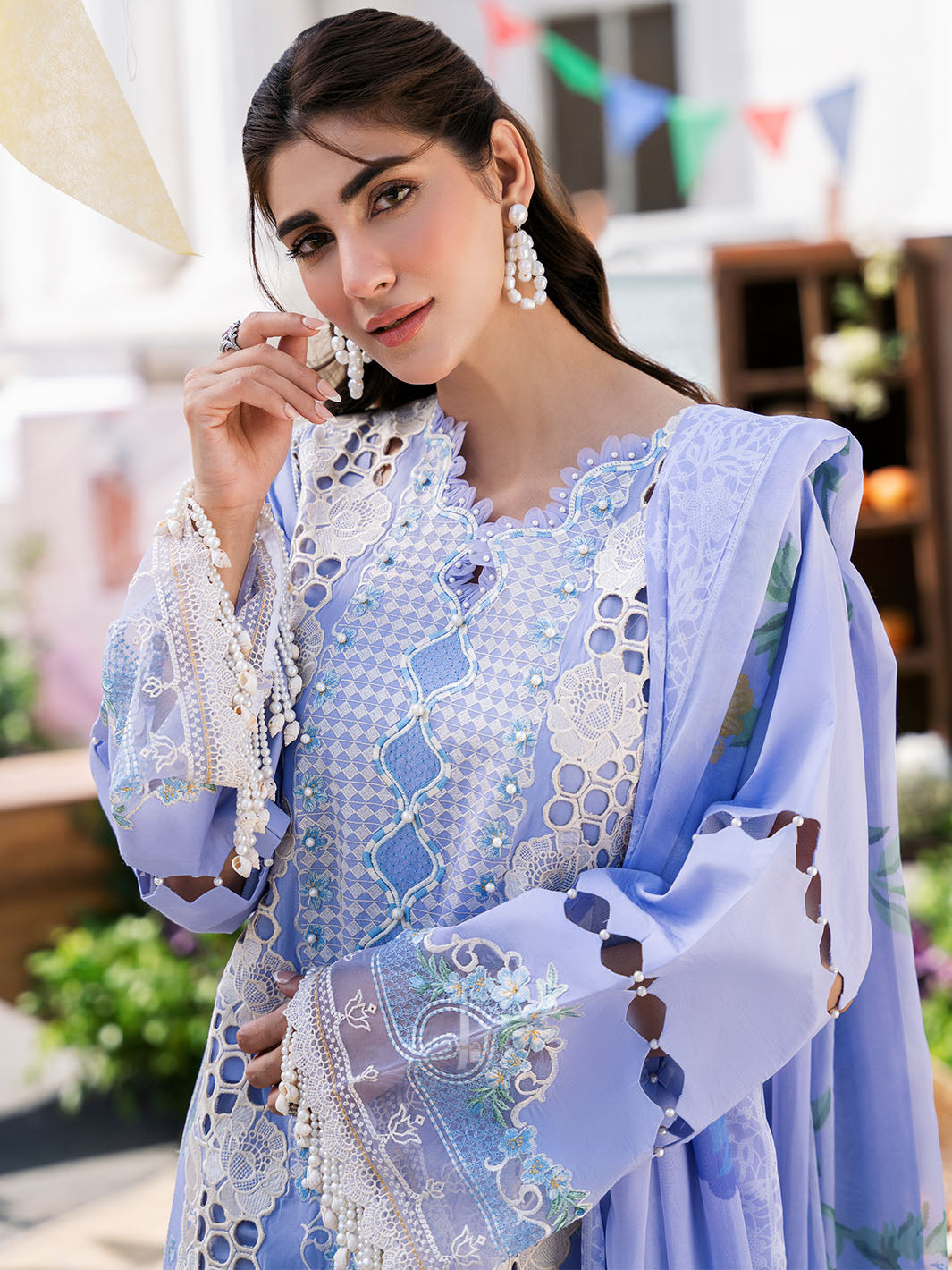 Bin Ilyas | Clara Embroidered Lawn 24 | 213 - A - Khanumjan  Pakistani Clothes and Designer Dresses in UK, USA 