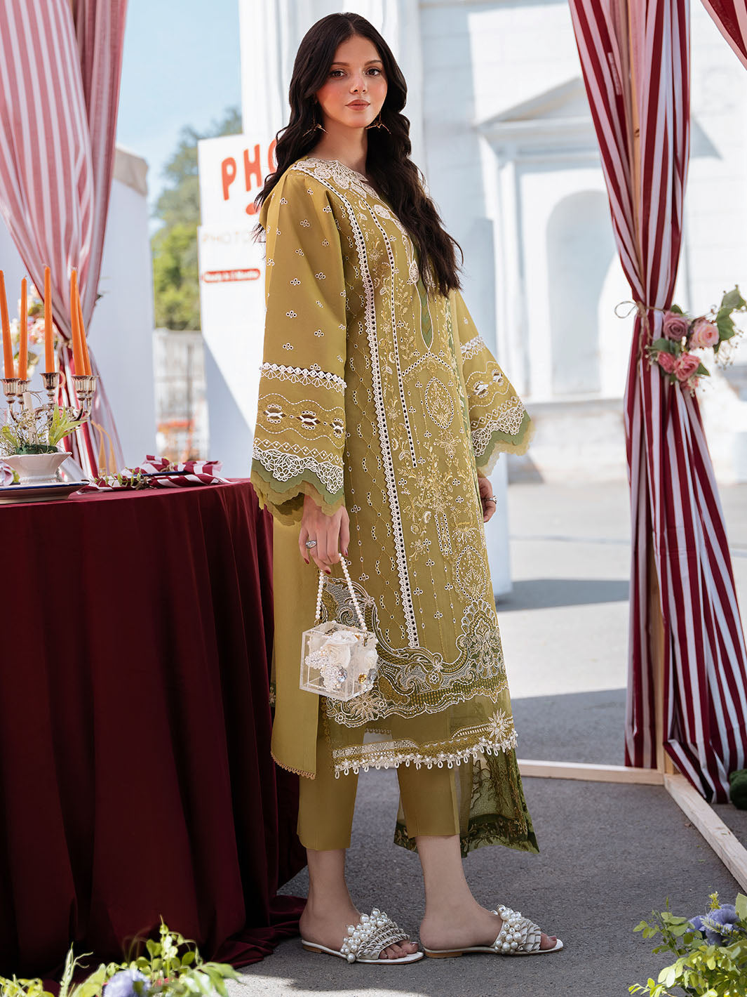 Bin Ilyas | Clara Embroidered Lawn 24 | 211 - A - Khanumjan  Pakistani Clothes and Designer Dresses in UK, USA 