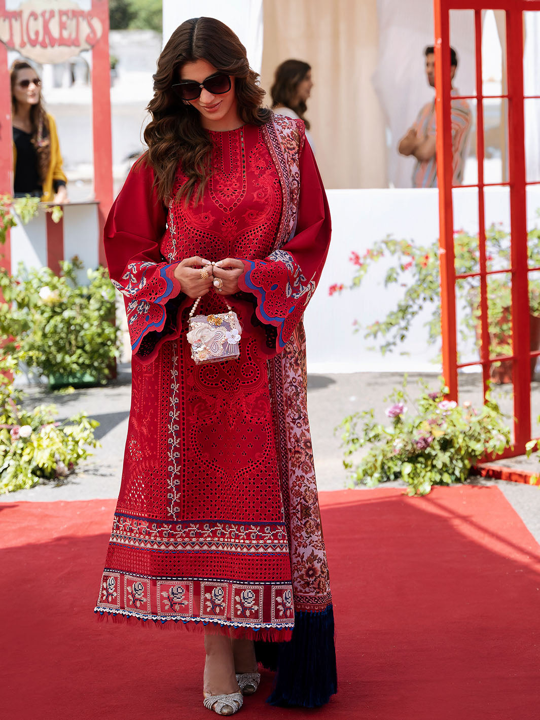 Bin Ilyas | Clara Embroidered Lawn 24 | 217 - B - Khanumjan  Pakistani Clothes and Designer Dresses in UK, USA 