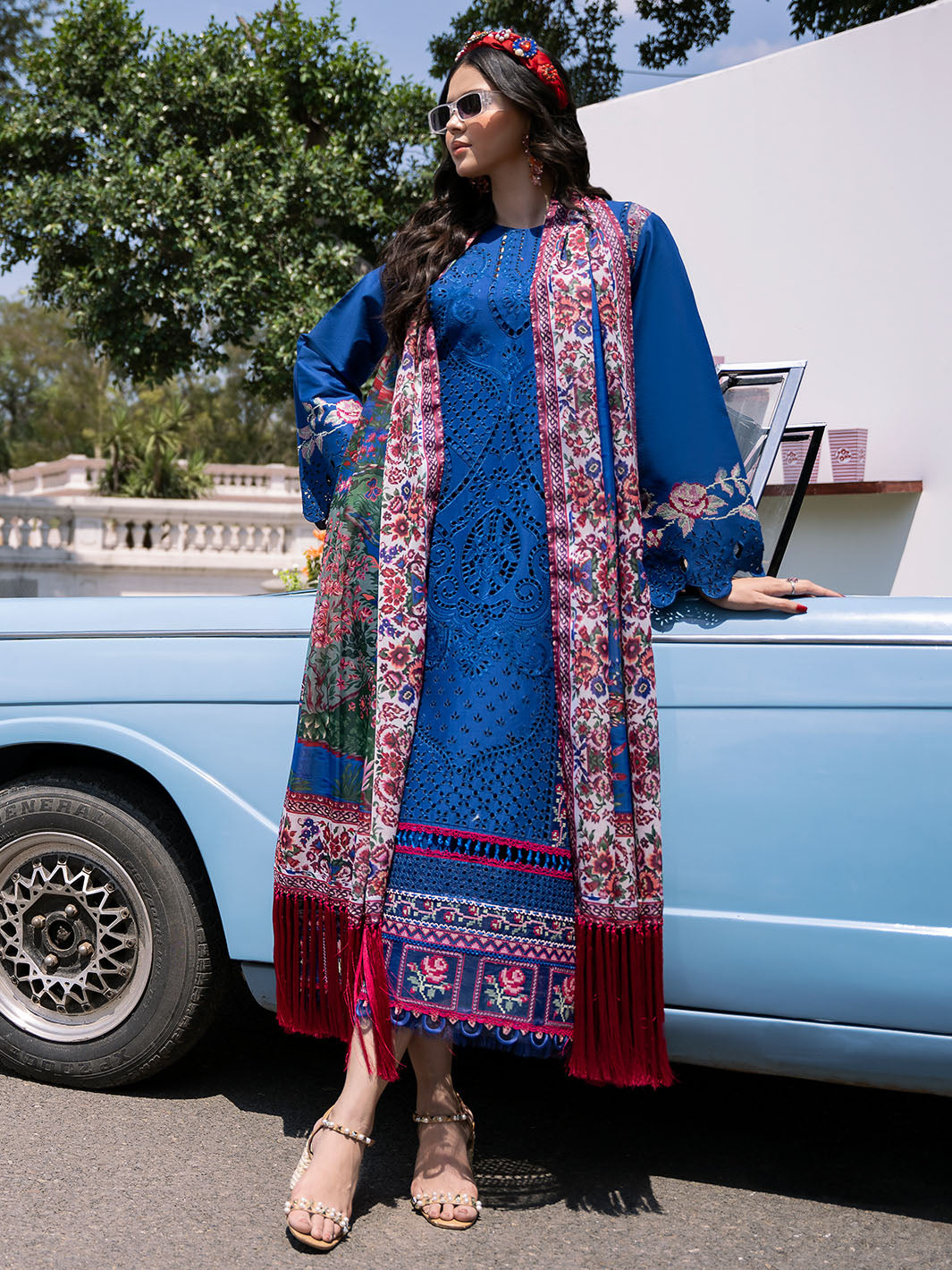 Bin Ilyas | Clara Embroidered Lawn 24 | 217 - A - Khanumjan  Pakistani Clothes and Designer Dresses in UK, USA 