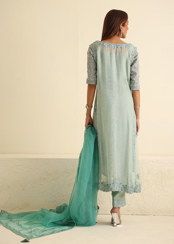 Umsha | Luxury Pret | MISTY SKY BLUE - Khanumjan  Pakistani Clothes and Designer Dresses in UK, USA 