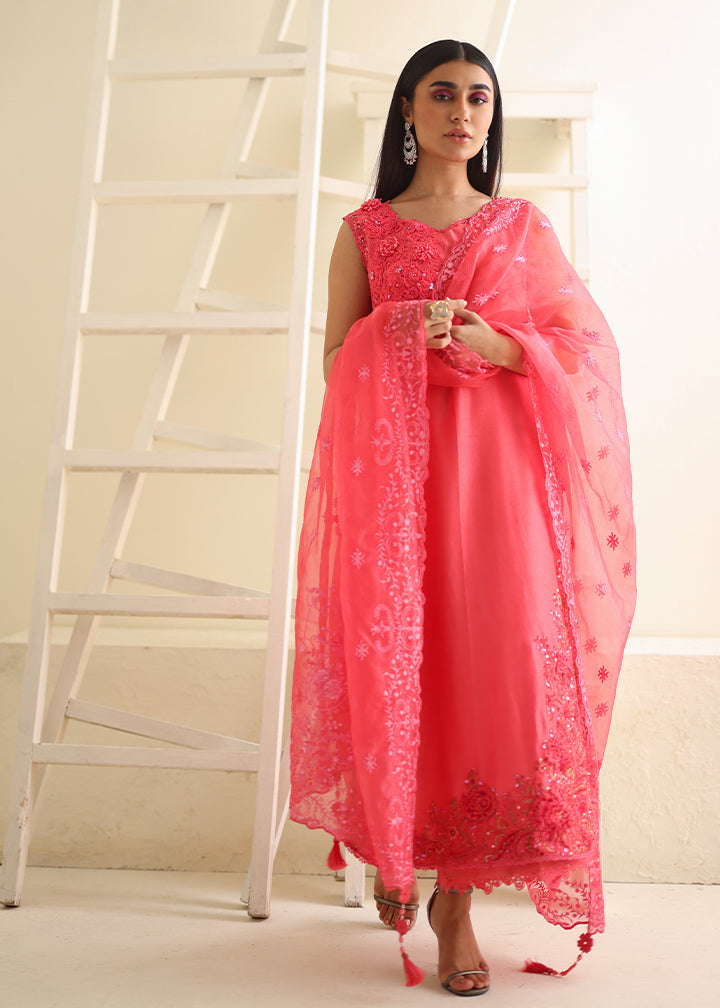 Umsha | Luxury Pret | TROPICAL PINK - Khanumjan  Pakistani Clothes and Designer Dresses in UK, USA 