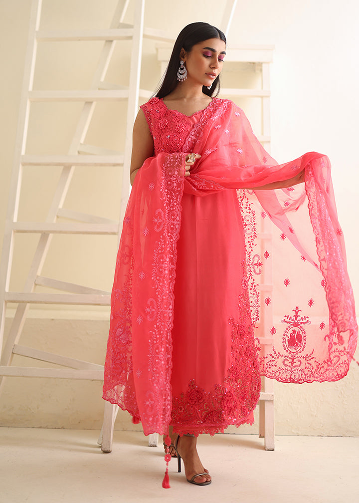 Umsha | Luxury Pret | TROPICAL PINK - Khanumjan  Pakistani Clothes and Designer Dresses in UK, USA 