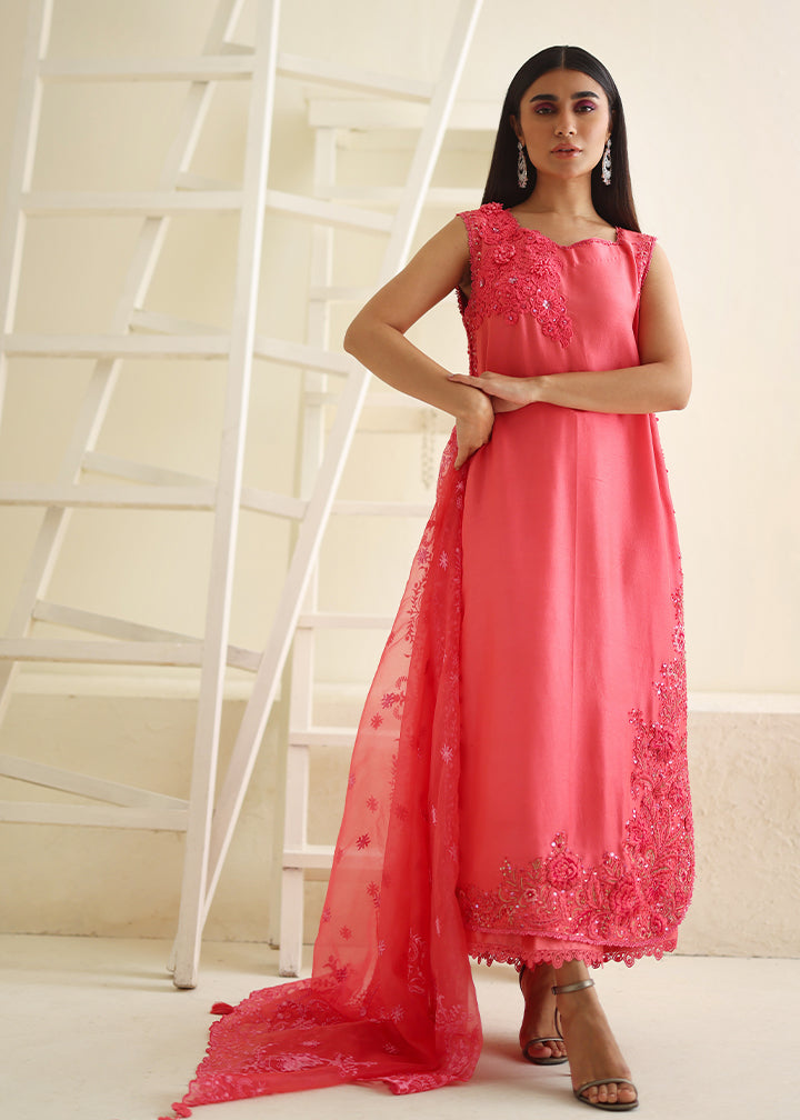 Umsha | Luxury Pret | TROPICAL PINK - Khanumjan  Pakistani Clothes and Designer Dresses in UK, USA 