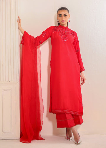 Umsha | Luxury Pret | RAVISIHING SCARLET - Khanumjan  Pakistani Clothes and Designer Dresses in UK, USA 