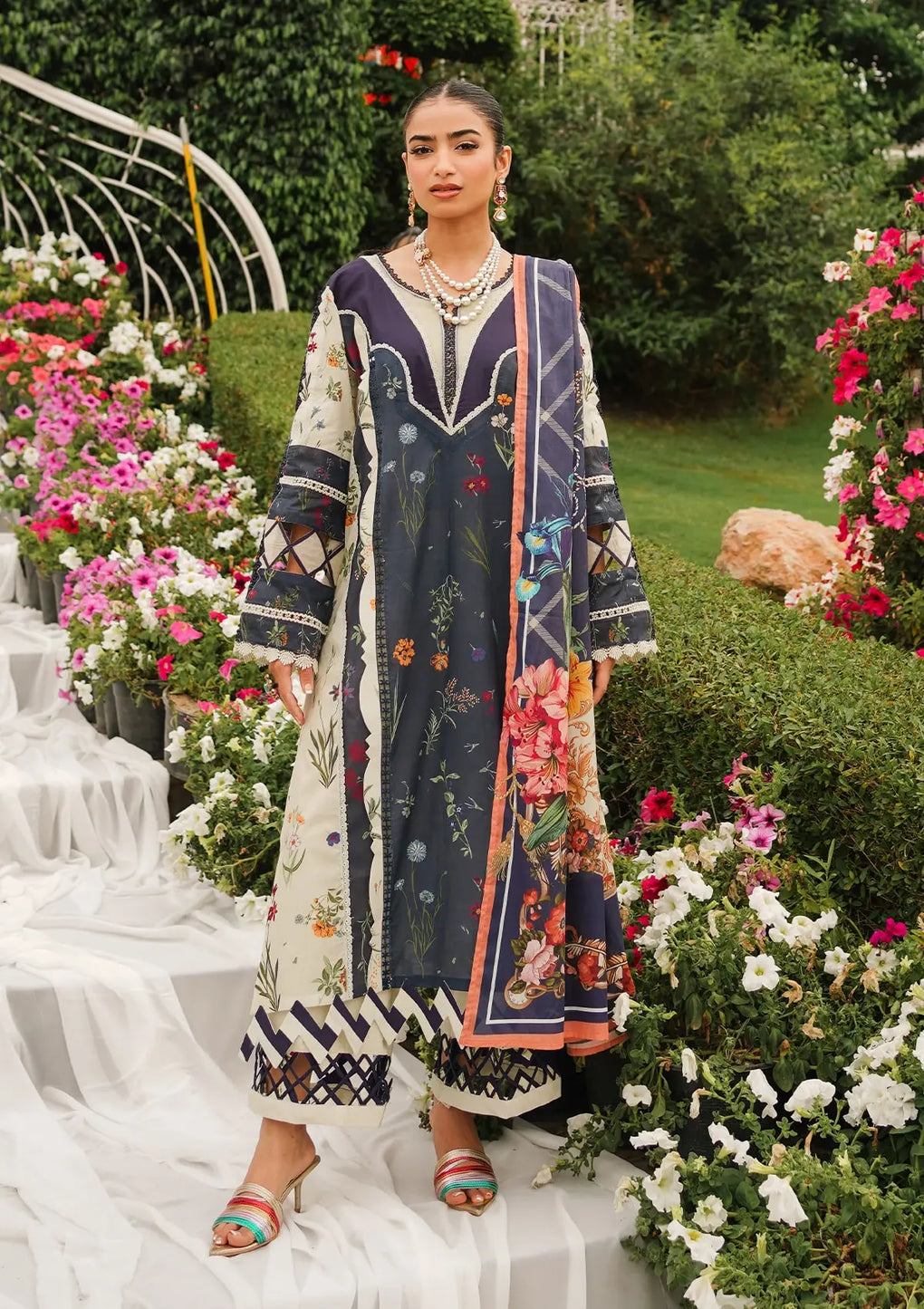 Elaf Premium | Printed Collection 24 | EEP-08B - Breeze Together - Khanumjan  Pakistani Clothes and Designer Dresses in UK, USA 