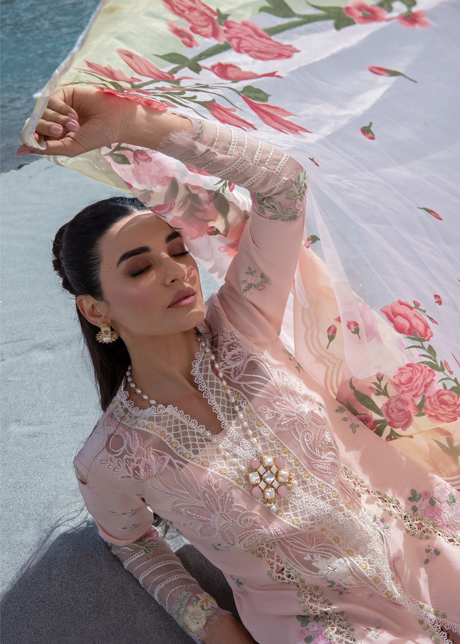 Crimson | Lawn 2024 | Forget Me Not - Sorbet Pink - Khanumjan  Pakistani Clothes and Designer Dresses in UK, USA 