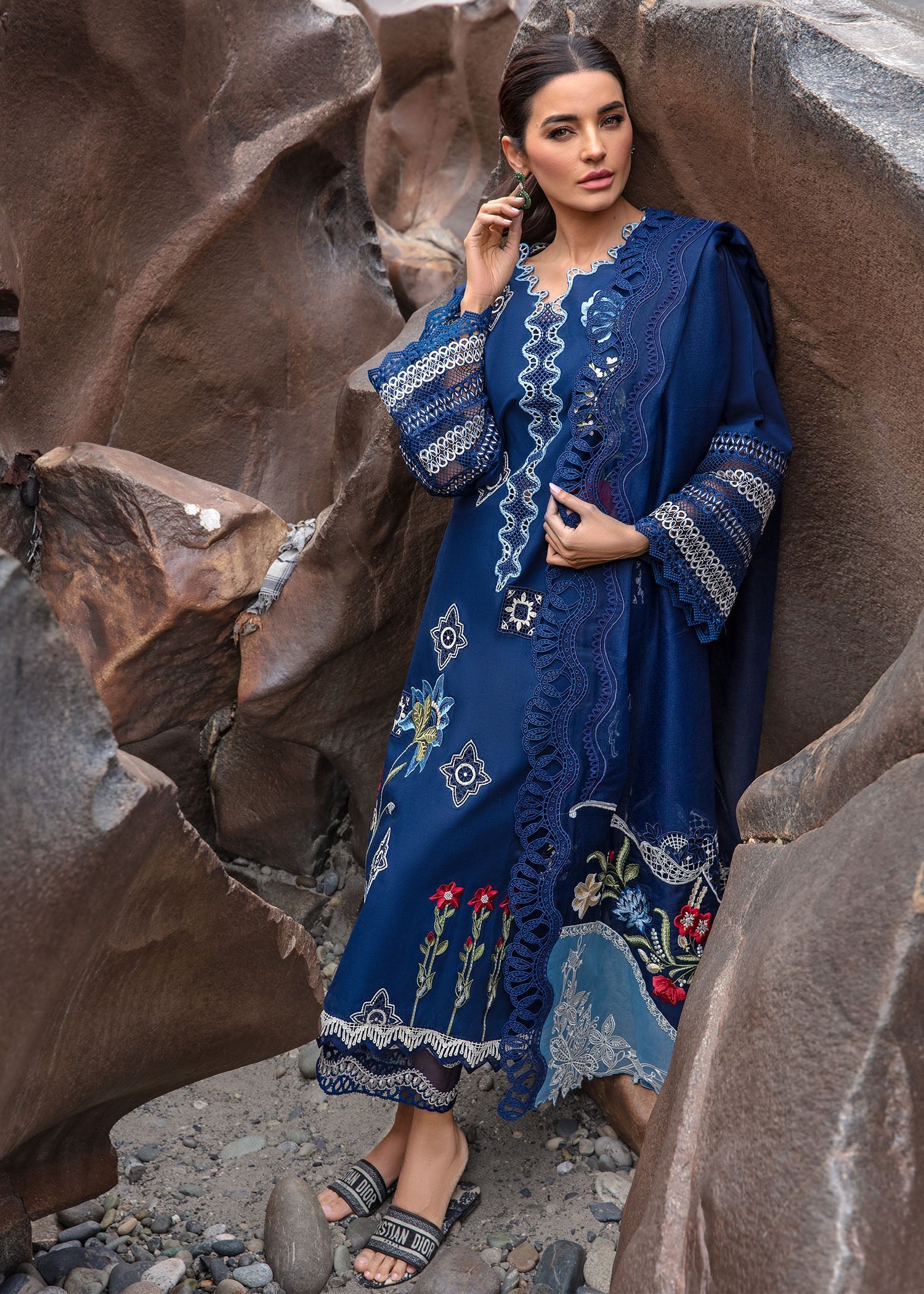 Crimson | Lawn 2024 | Into The Wild - Midnight Blue - Khanumjan  Pakistani Clothes and Designer Dresses in UK, USA 