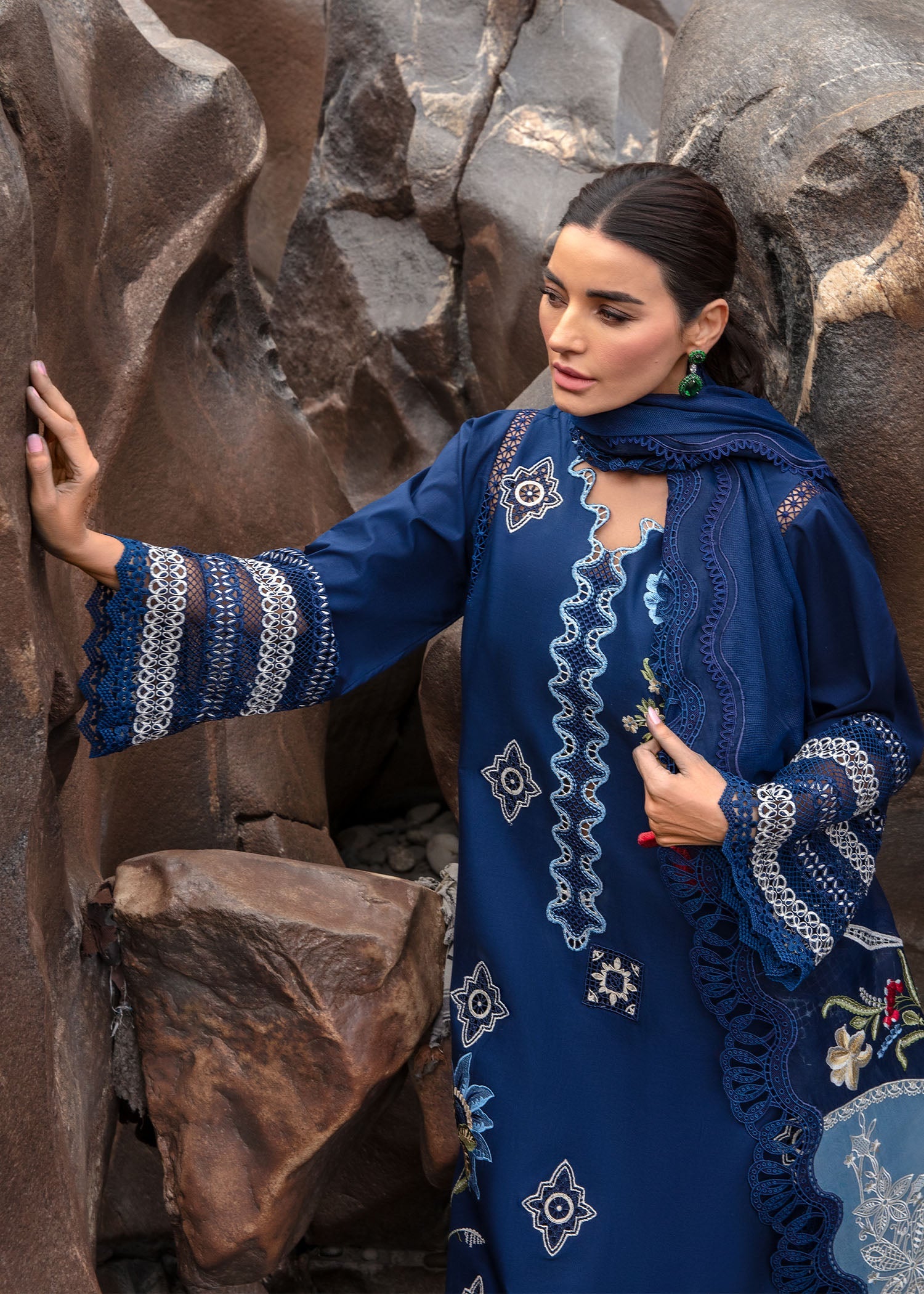 Crimson | Lawn 2024 | Into The Wild - Midnight Blue - Khanumjan  Pakistani Clothes and Designer Dresses in UK, USA 