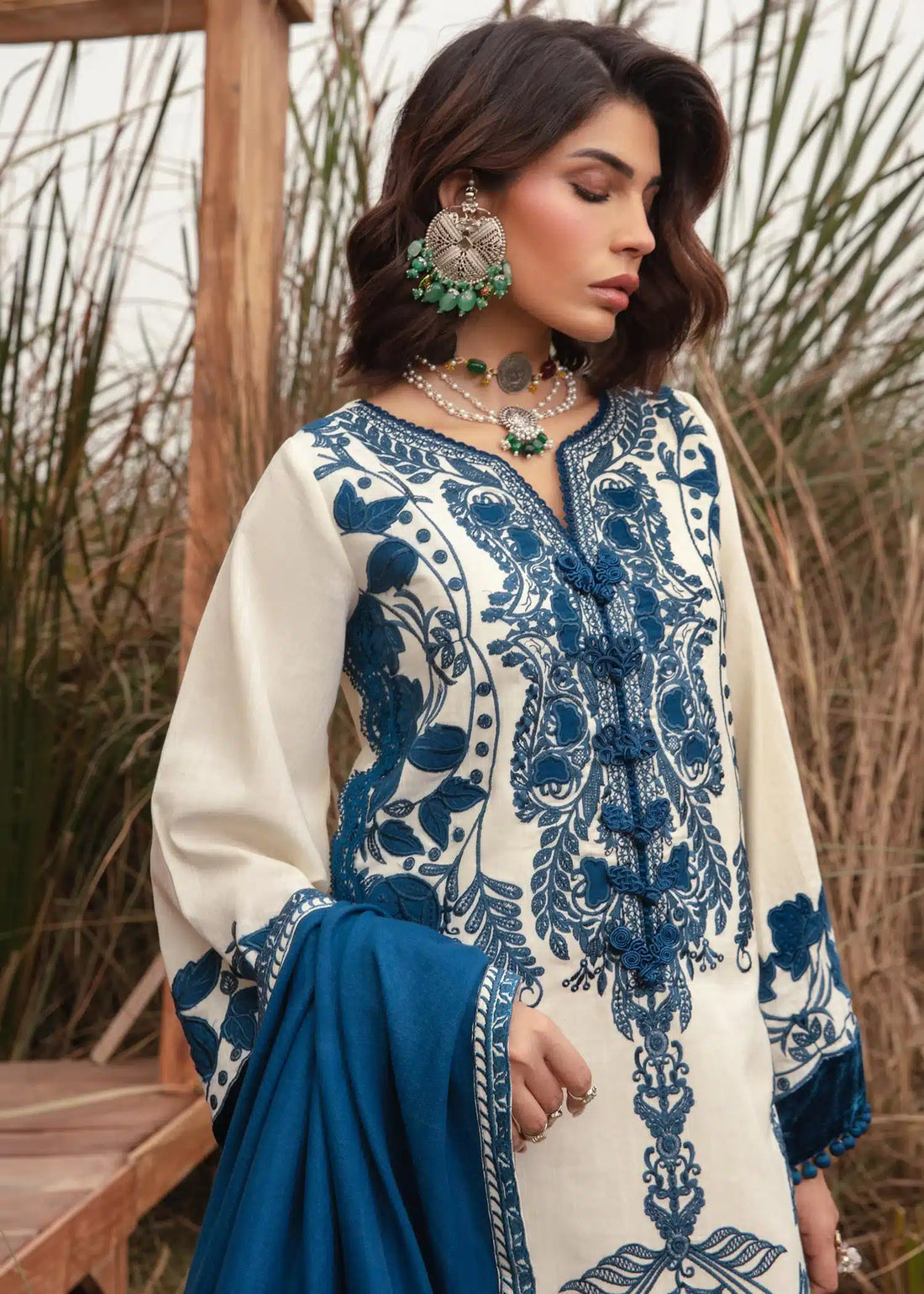 Saira Shakira | Raya Winter Stitched 23 | Pearl - Khanumjan  Pakistani Clothes and Designer Dresses in UK, USA 