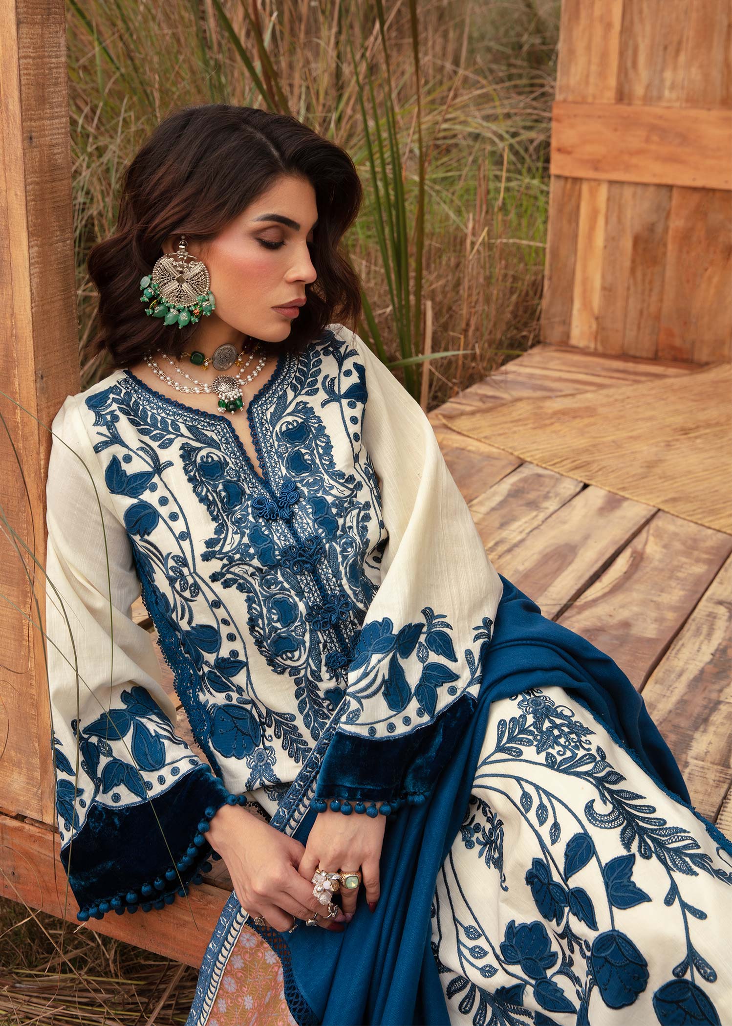 Saira Shakira | Raya Winter Stitched 23 | Pearl - Khanumjan  Pakistani Clothes and Designer Dresses in UK, USA 