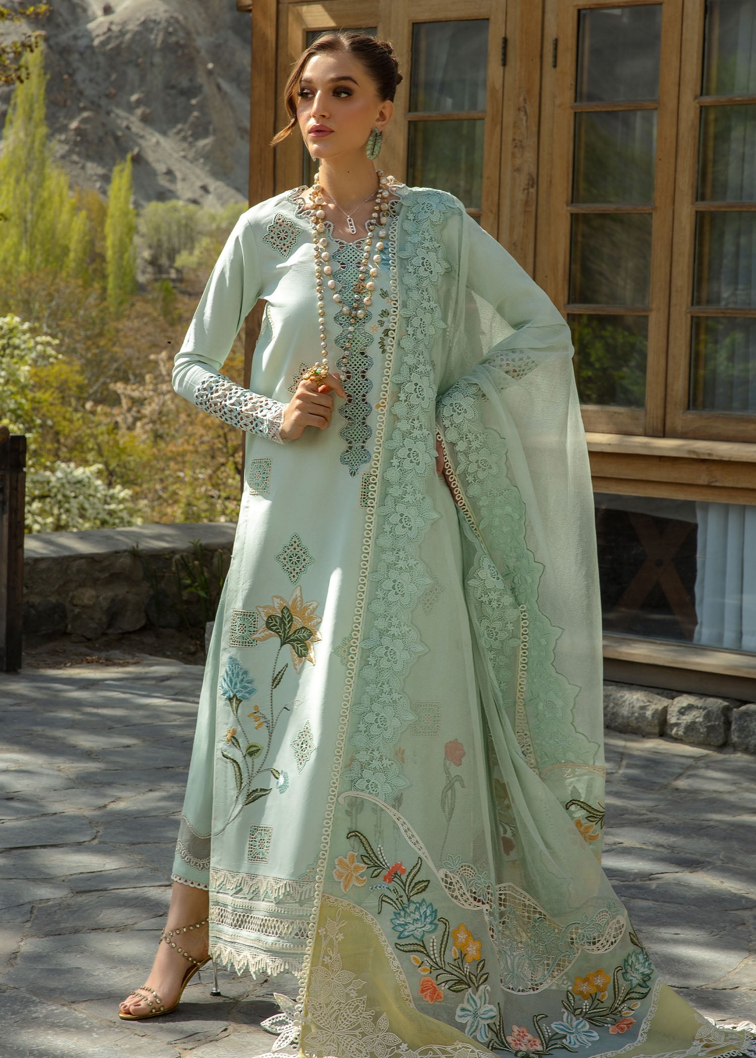 Crimson | Lawn 2024 | Into The Wild - Aqua - Khanumjan  Pakistani Clothes and Designer Dresses in UK, USA 