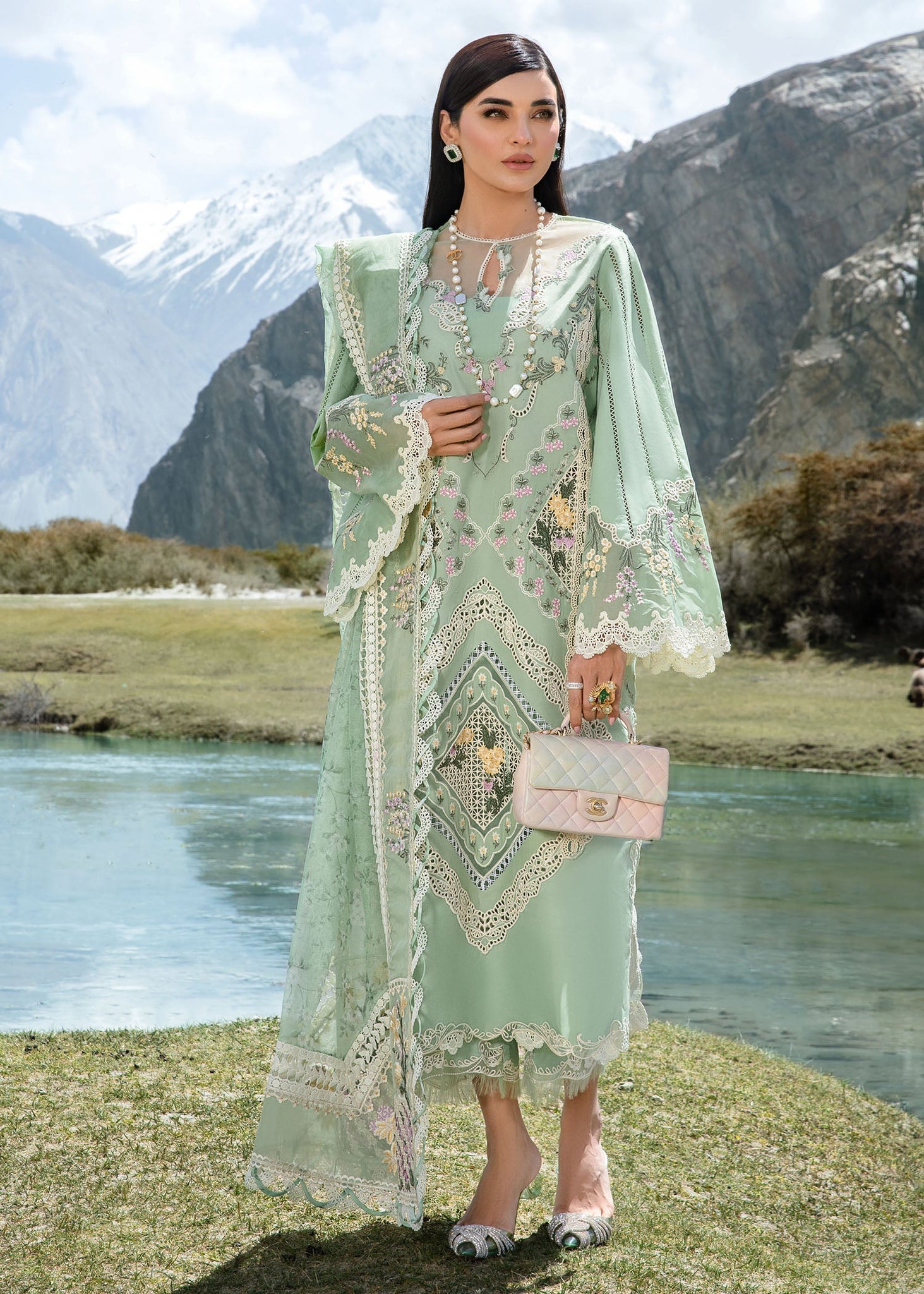 Crimson | Lawn 2024 | A French Brunch - Sage - Khanumjan  Pakistani Clothes and Designer Dresses in UK, USA 