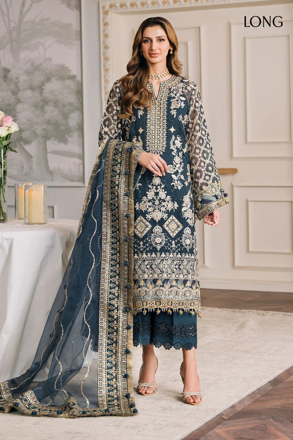 Baroque | Chantelle Embroidered Collection | CH12-01 - Khanumjan  Pakistani Clothes and Designer Dresses in UK, USA 