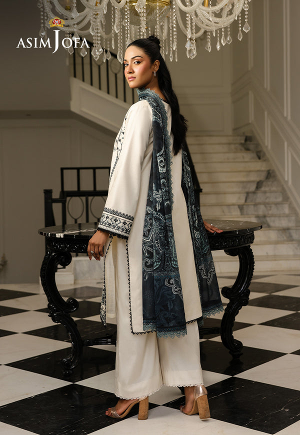Asim Jofa | Summer Rhapsody |  AJMCH-02 EMBROIDERED CAMBRIC