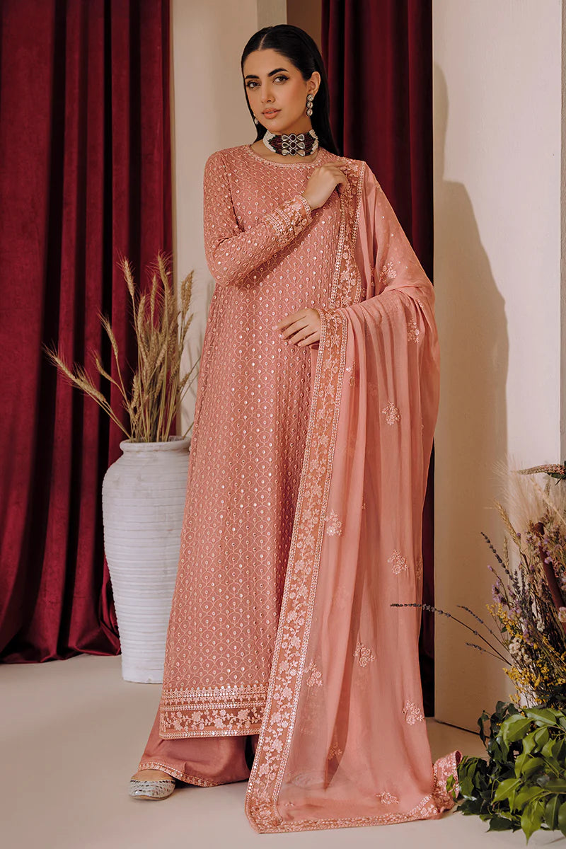 Cross Stitch | Wedding Festive 23 | CAMEO BROWN - Khanumjan  Pakistani Clothes and Designer Dresses in UK, USA 