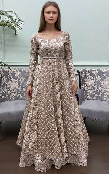 Threads and Motifs | Formal Dresses 25 | Organza Embroidered Maxi