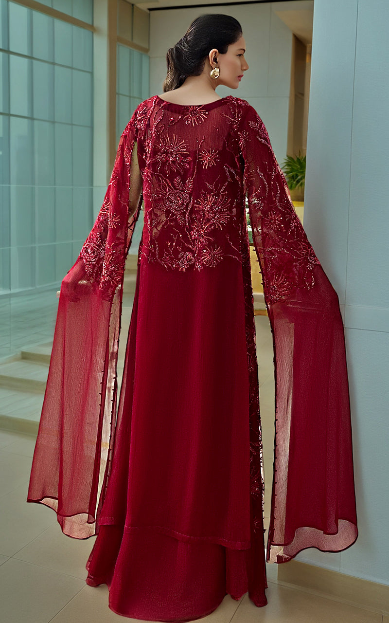 Threads and Motifs | Formal Dresses 25 | Embroidered Jacket With Tube And Skirt