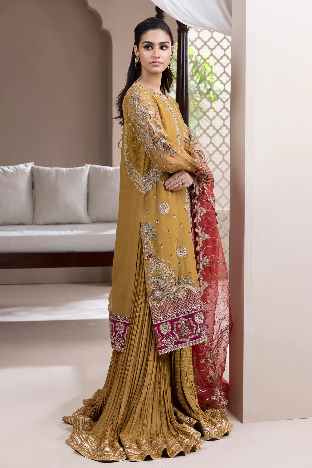 Baroque | Formals Collection | UF-411 - Khanumjan  Pakistani Clothes and Designer Dresses in UK, USA 